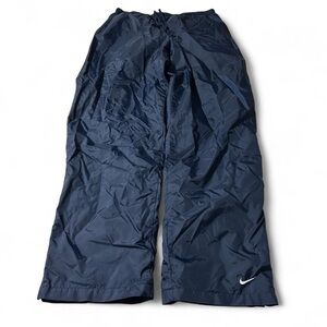 Vintage Y2K Nike Baggy Track Pants Navy Size Medium